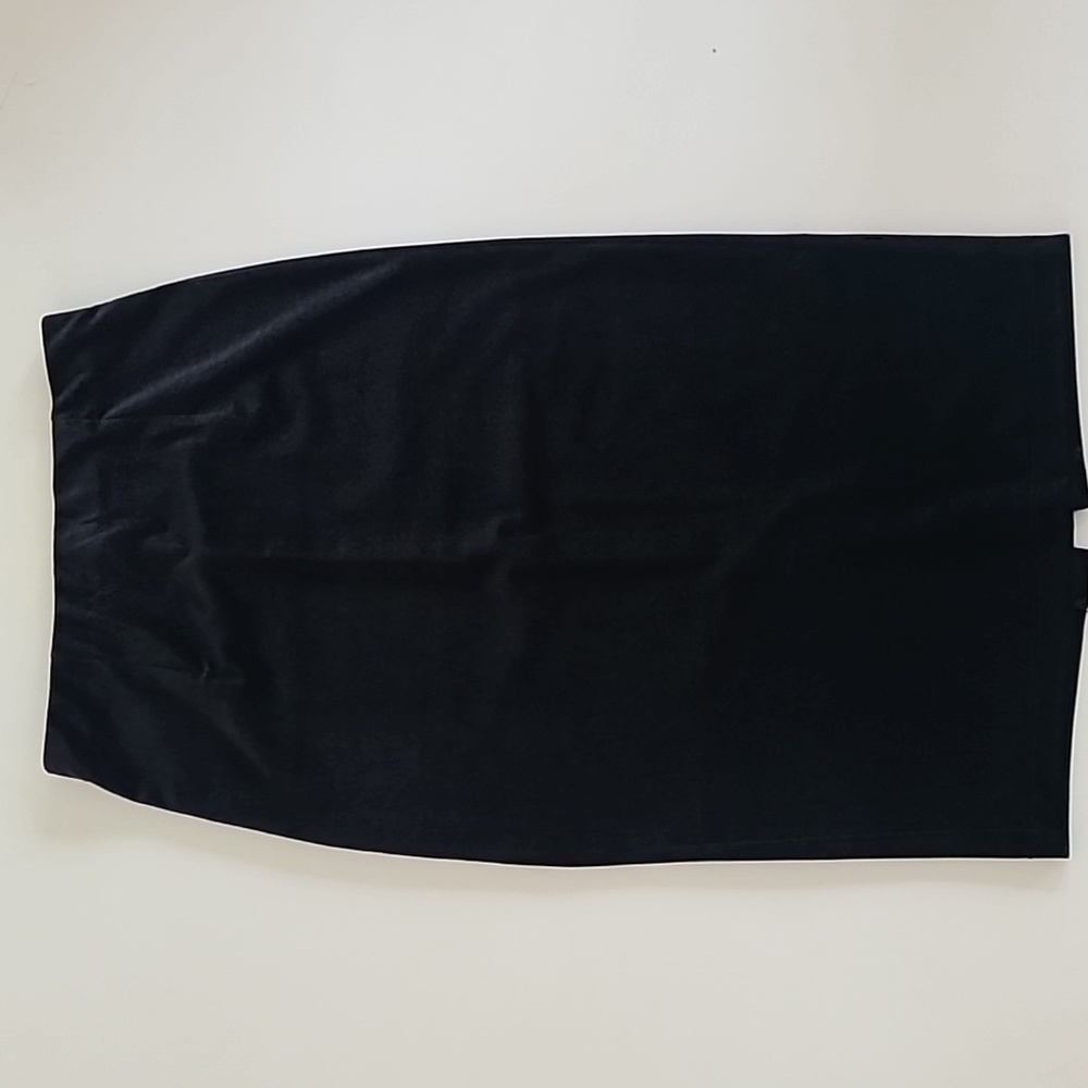 Dynamite velvet tube midi skirt